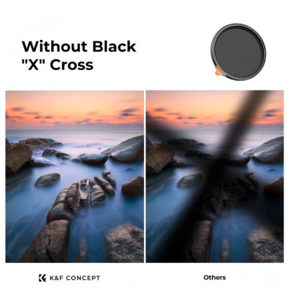 K&F Concept 105mm Variable ND2-32 VND Filter Nano-Xcel Series KF01.2323V1 - 4